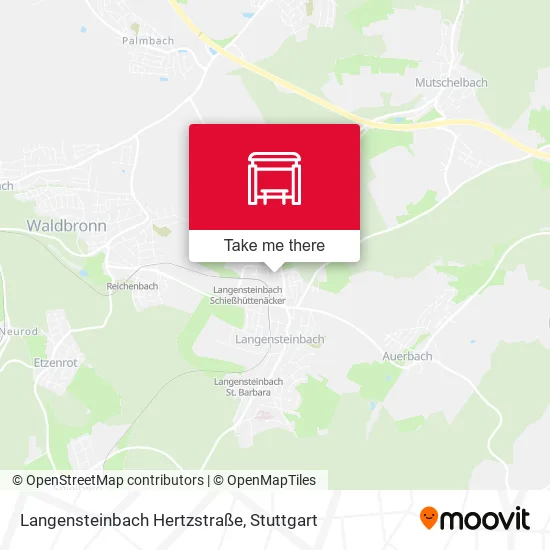Карта Langensteinbach Hertzstraße