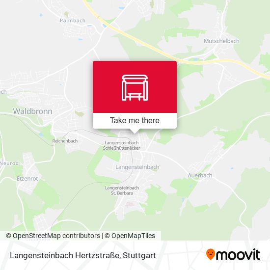 Langensteinbach Hertzstraße map
