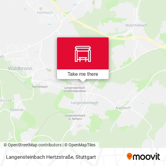 Карта Langensteinbach Hertzstraße