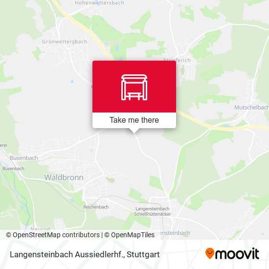 Langensteinbach Aussiedlerhf. map