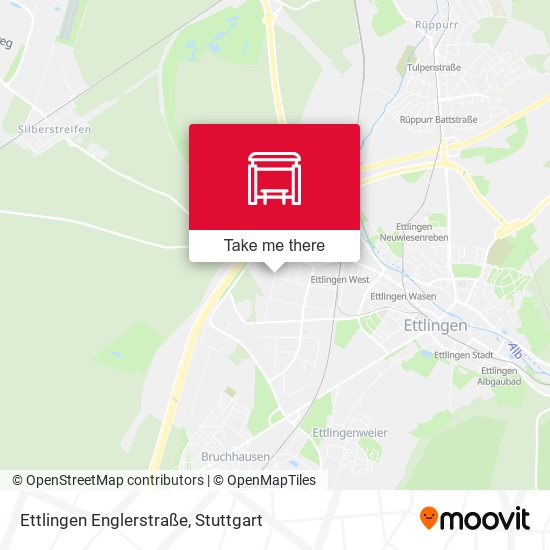 Ettlingen Englerstraße map