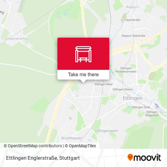 Ettlingen Englerstraße map