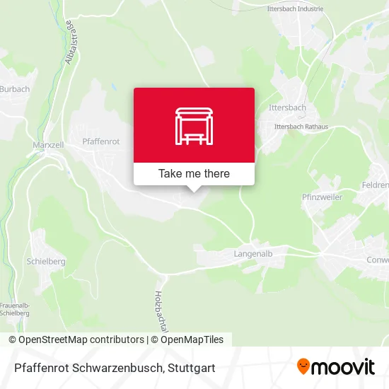 Карта Pfaffenrot Schwarzenbusch