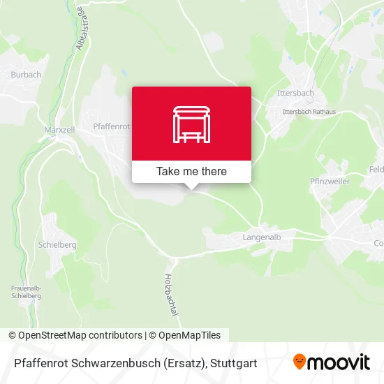 Карта Pfaffenrot Schwarzenbusch (Ersatz)