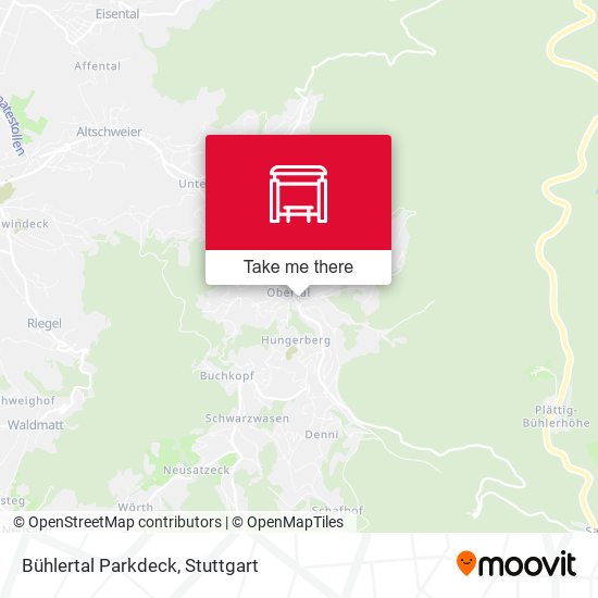 Bühlertal Parkdeck map