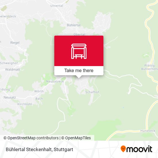 Bühlertal Steckenhalt map