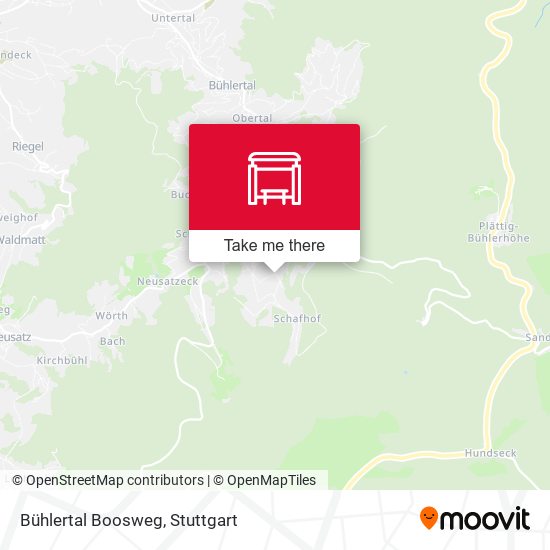 Bühlertal Boosweg map