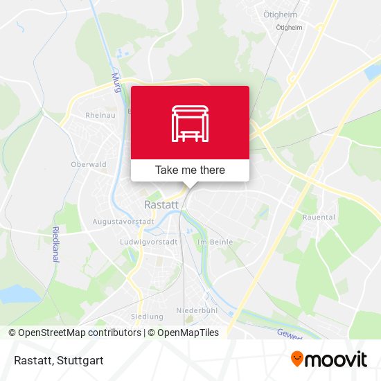 Rastatt map