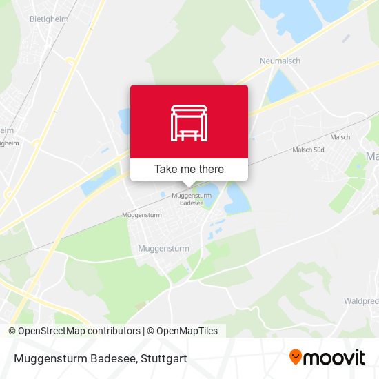 Карта Muggensturm Badesee