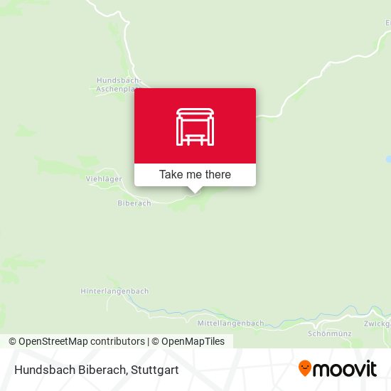 Карта Hundsbach Biberach