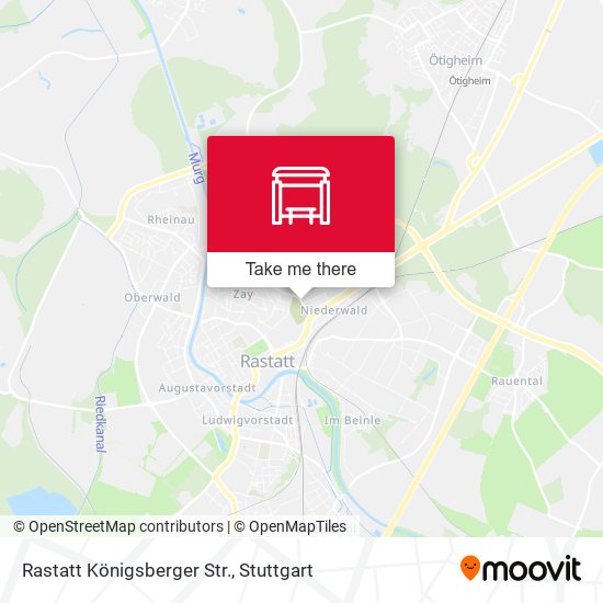 Rastatt Königsberger Str. map