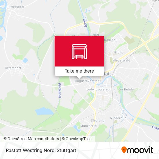 Карта Rastatt Westring Nord