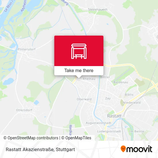 Rastatt Akazienstraße map