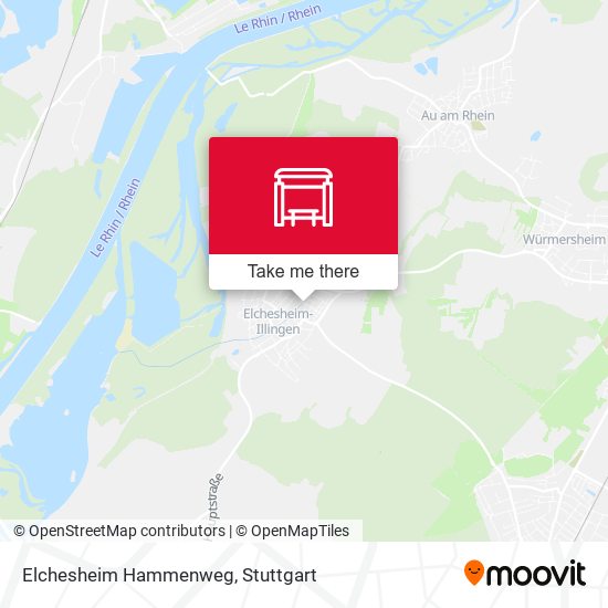 Карта Elchesheim Hammenweg