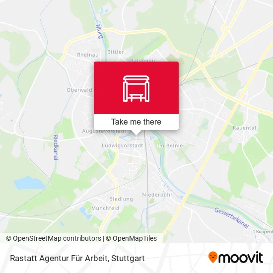 Карта Rastatt Agentur Für Arbeit