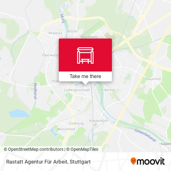 Карта Rastatt Agentur Für Arbeit