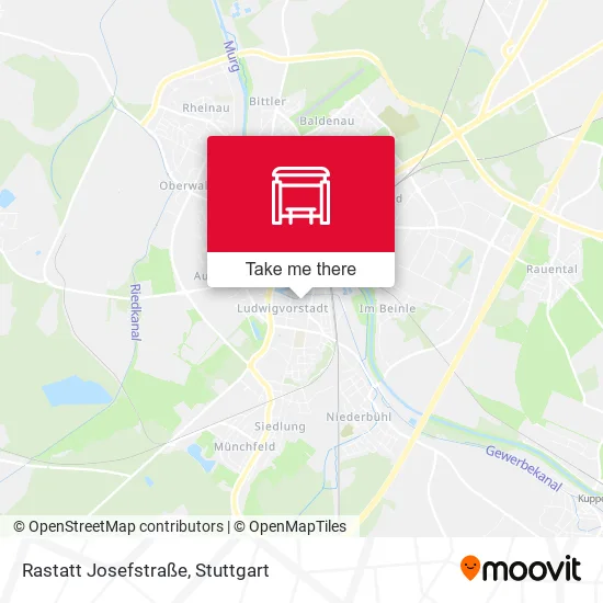 Карта Rastatt Josefstraße