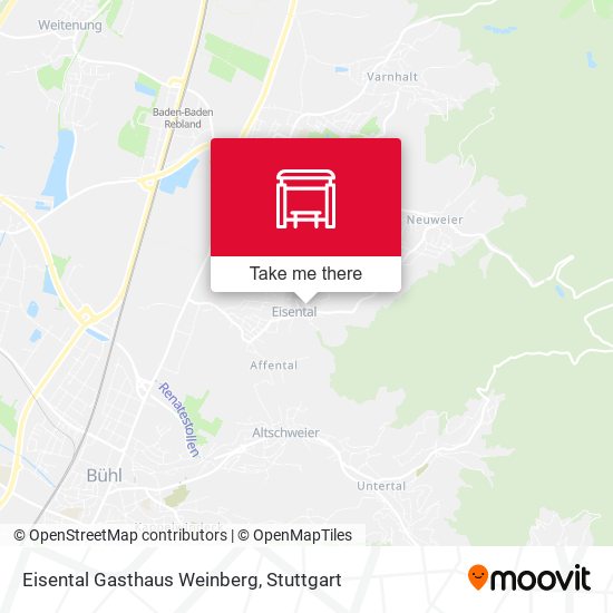 Eisental Gasthaus Weinberg map