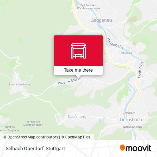 Selbach Oberdorf map