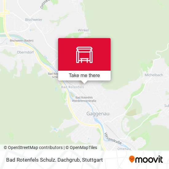 Карта Bad Rotenfels Schulz. Dachgrub