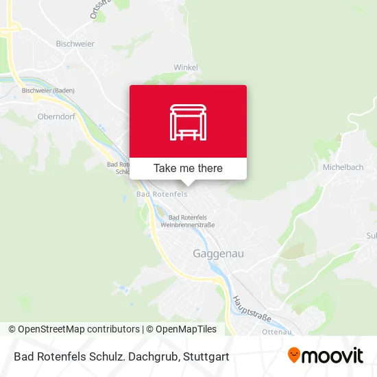 Карта Bad Rotenfels Schulz. Dachgrub