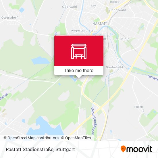Rastatt Stadionstraße map