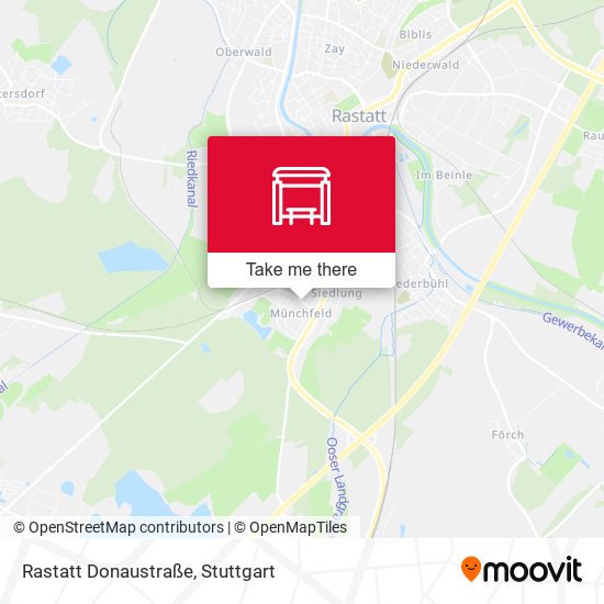 Карта Rastatt Donaustraße