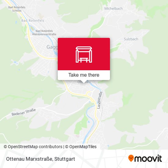 Ottenau Marxstraße map