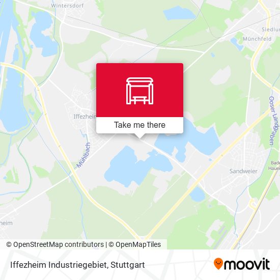 Iffezheim Industriegebiet map