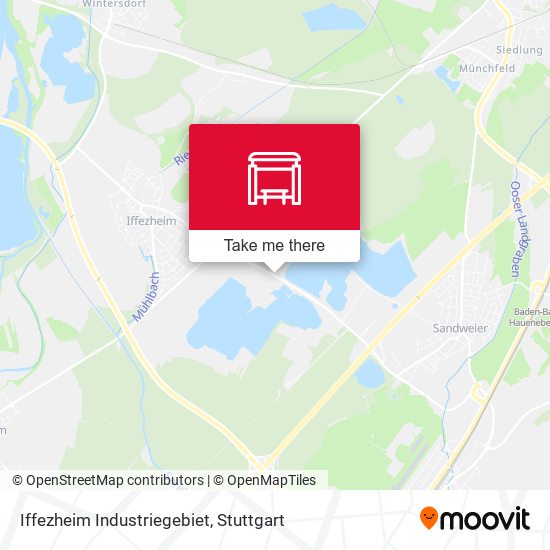 Iffezheim Industriegebiet map