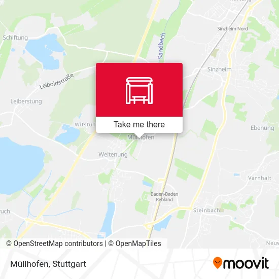 Карта Müllhofen