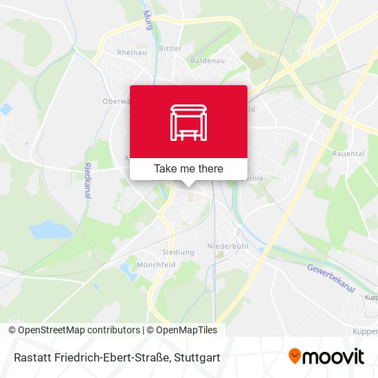 Rastatt Friedrich-Ebert-Straße map