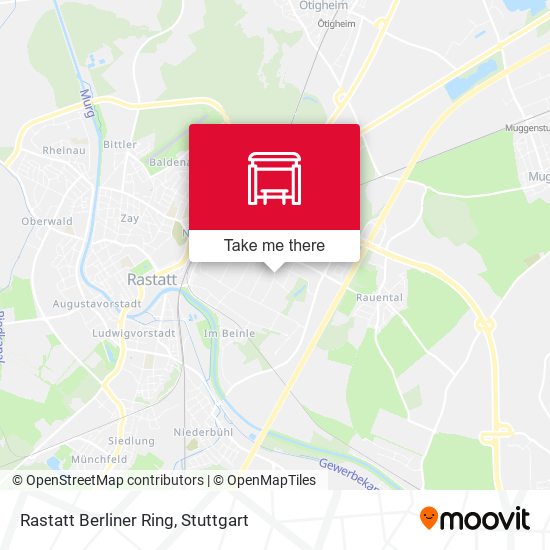 Rastatt Berliner Ring map