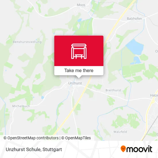 Unzhurst Schule map