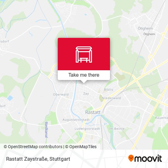 Карта Rastatt Zaystraße
