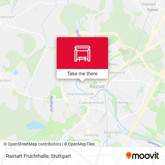 Карта Rastatt Fruchthalle