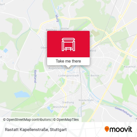 Rastatt Kapellenstraße map