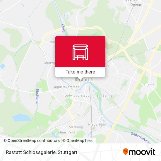 Rastatt Schlossgalerie map