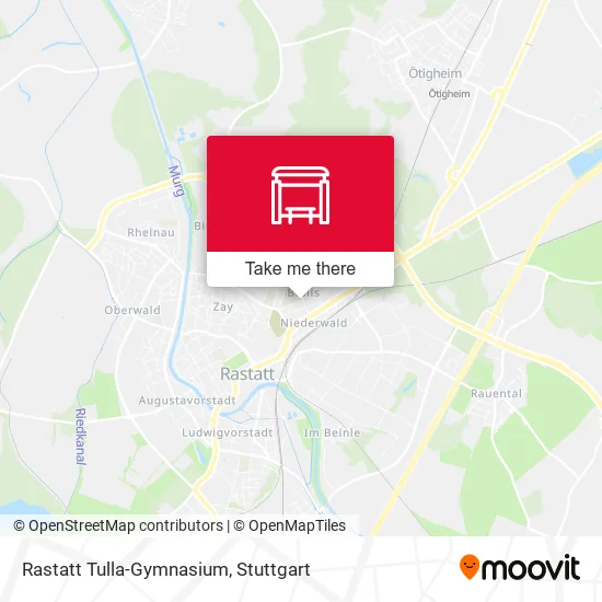 Карта Rastatt Tulla-Gymnasium