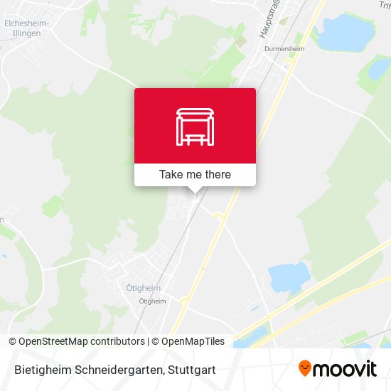 Bietigheim Schneidergarten map