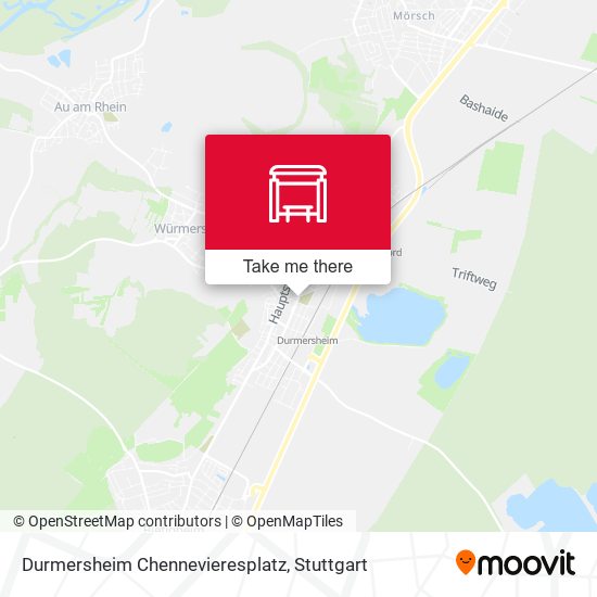 Durmersheim Chennevieresplatz map