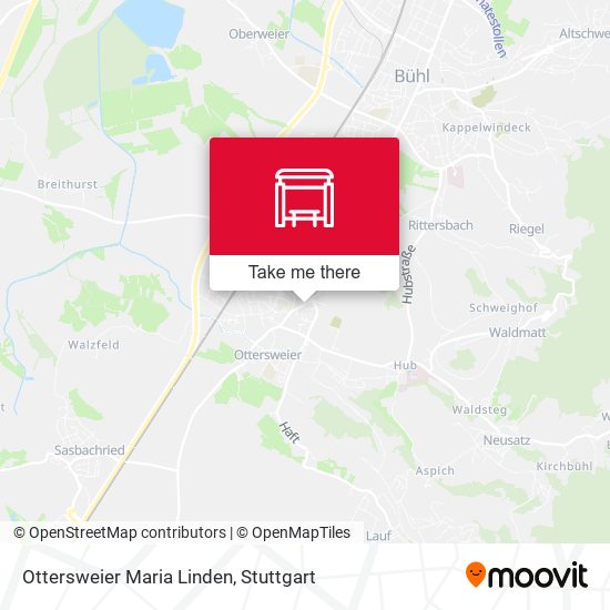 Ottersweier Maria Linden map
