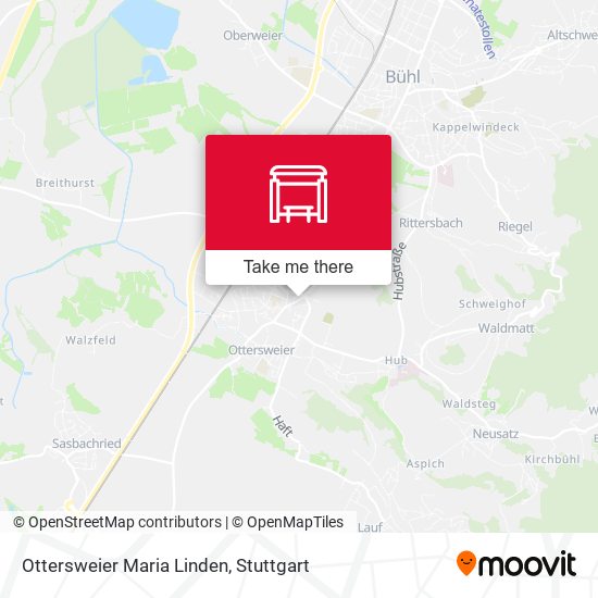 Ottersweier Maria Linden map