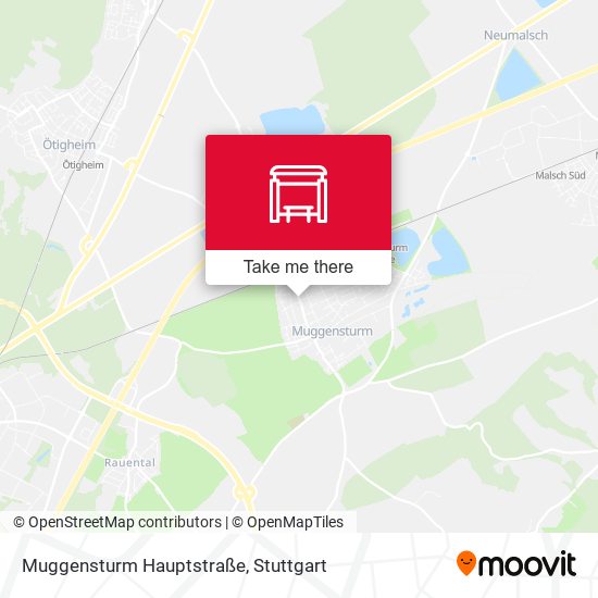 Muggensturm Hauptstraße map