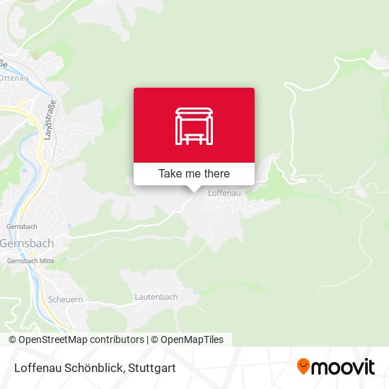 Loffenau Schönblick map
