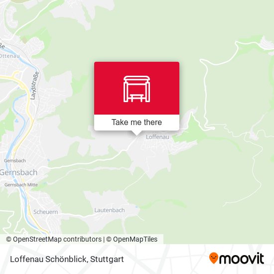 Loffenau Schönblick map