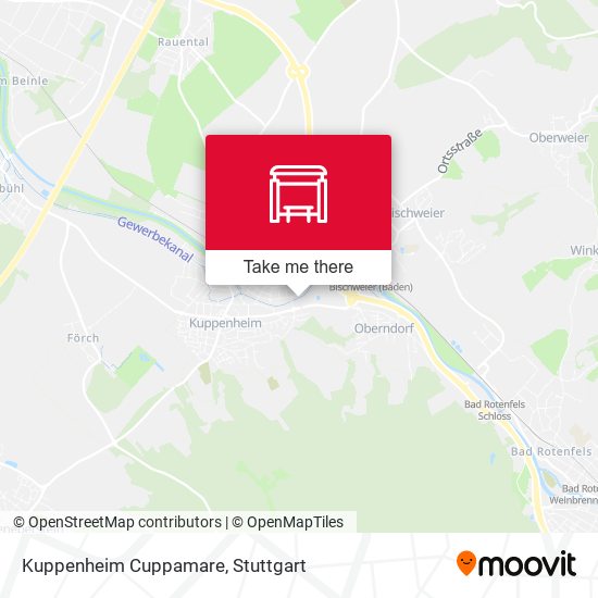 Kuppenheim Cuppamare map