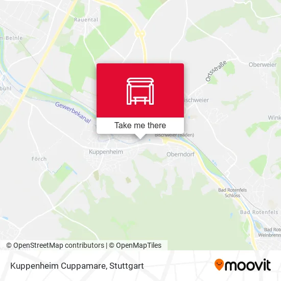 Карта Kuppenheim Cuppamare