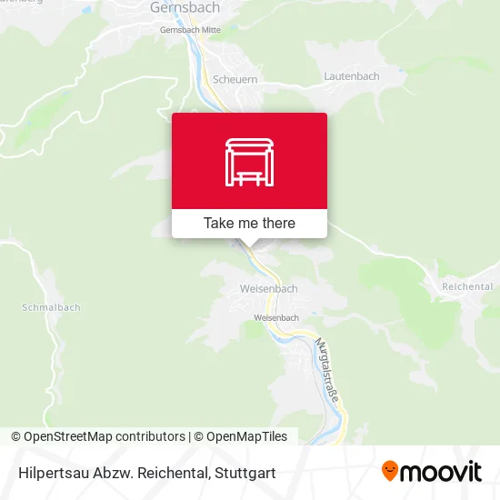 Карта Hilpertsau Abzw. Reichental
