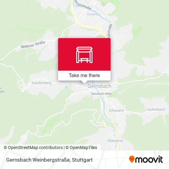 Карта Gernsbach Weinbergstraße